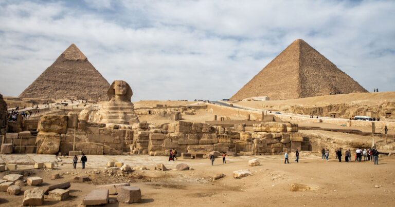 Giza Pyramids and Sphinx